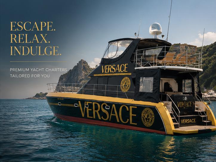 The Versace Yacht — escape, relax, indulge
