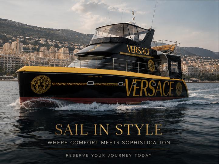 The Versace Yacht — sail in style