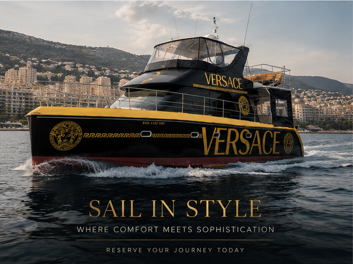 The Versace Yacht — sail in style