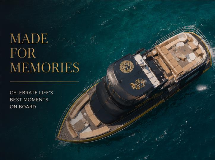 Made for memories aboard the Versace Yacht