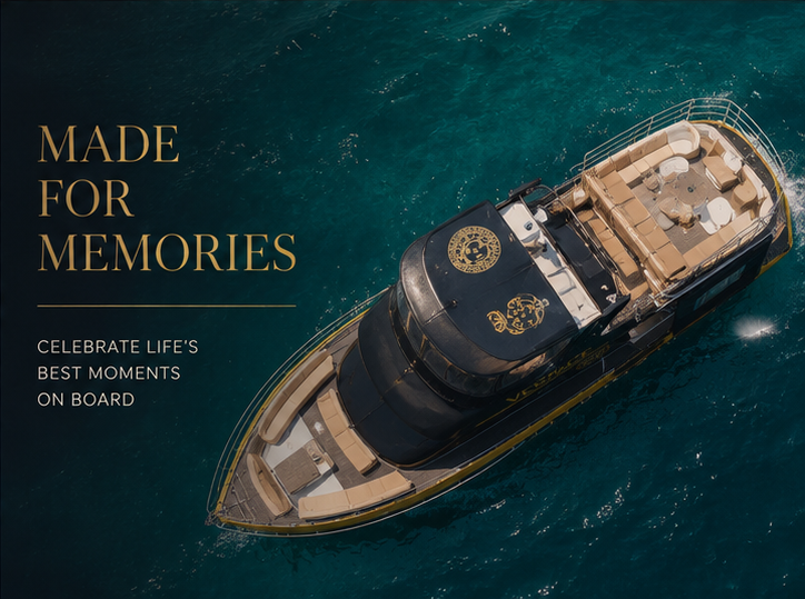 Made for memories aboard the Versace Yacht